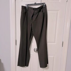 Talbots espresso colored heavy weight boot cut trouser size 14p